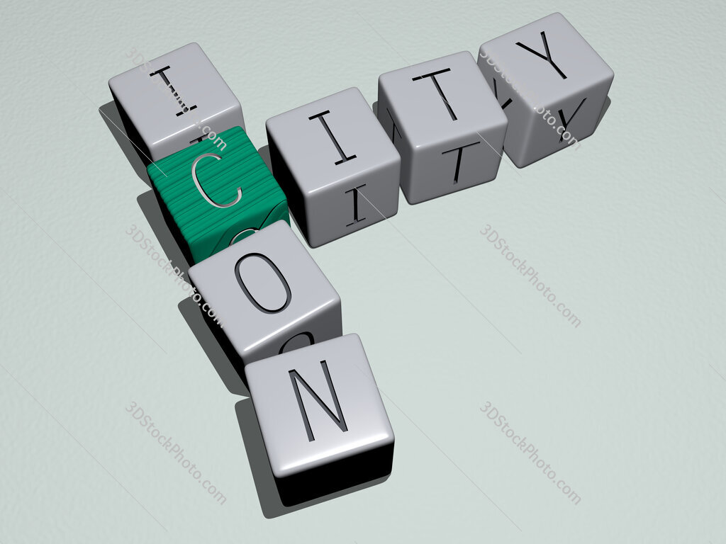 city icon crossword by cubic dice letters