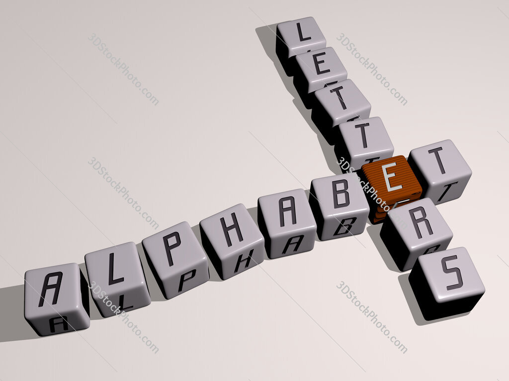 alphabet letters crossword by cubic dice letters