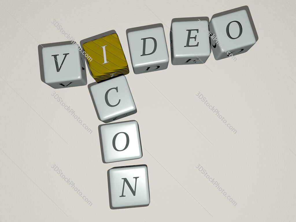 video icon crossword by cubic dice letters