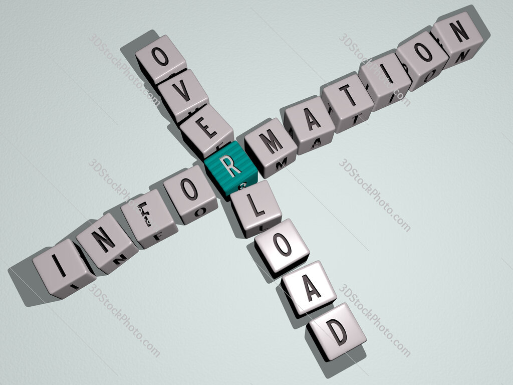 information overload crossword by cubic dice letters
