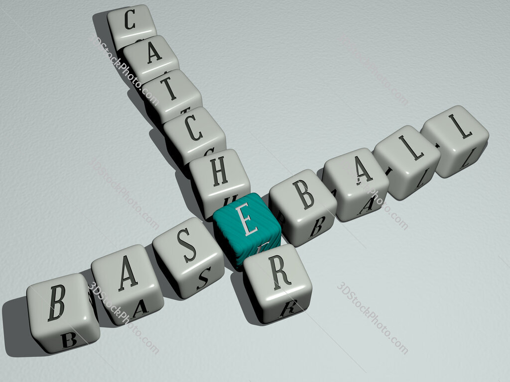 baseball catcher crossword by cubic dice letters