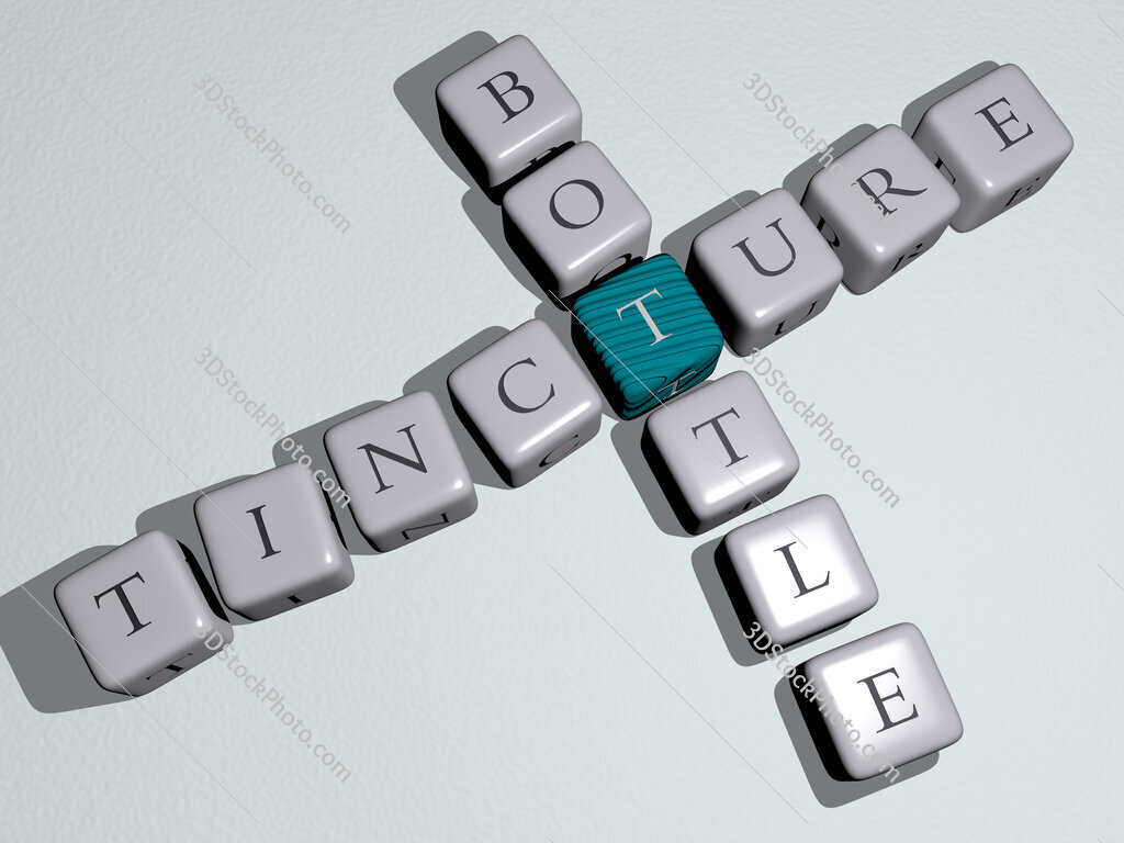 tincture bottle crossword by cubic dice letters