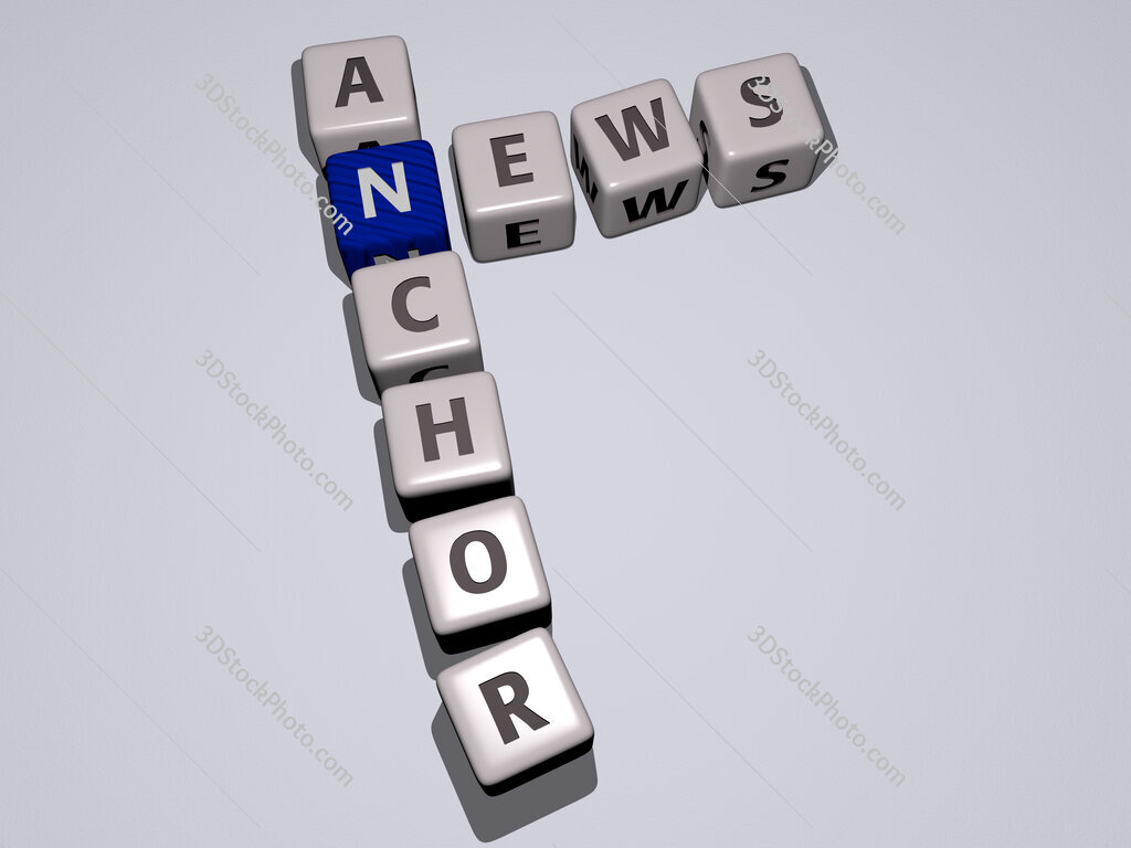 news anchor crossword by cubic dice letters