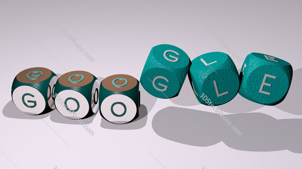 google text by dancing dice letters