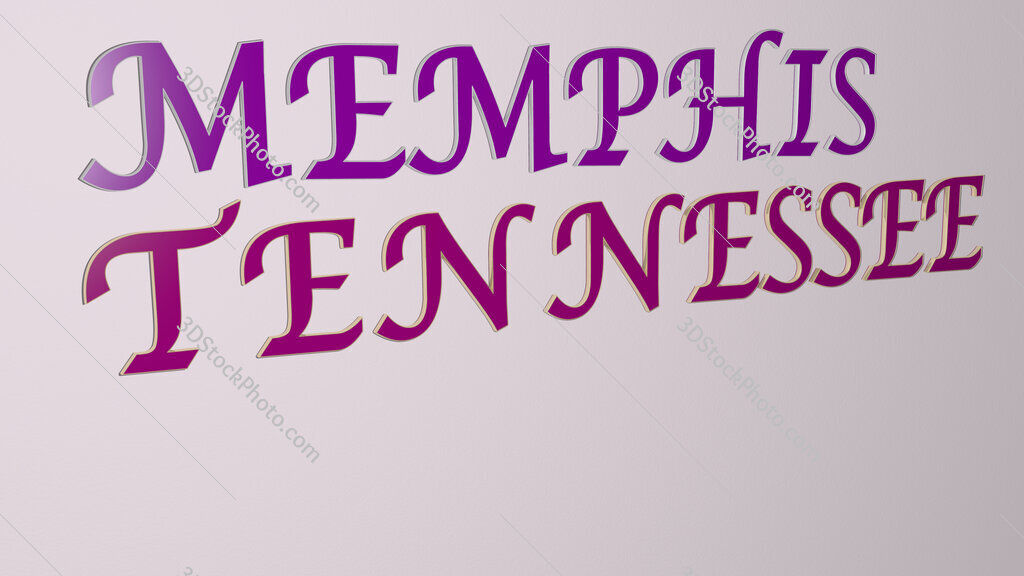 memphis tennessee text on the wall