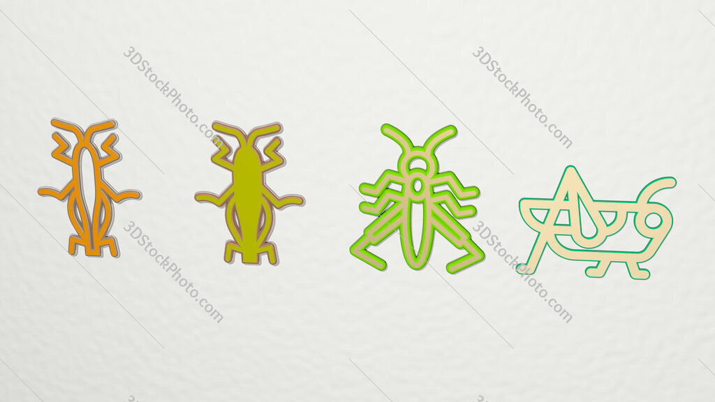 grasshopper 4 icons set