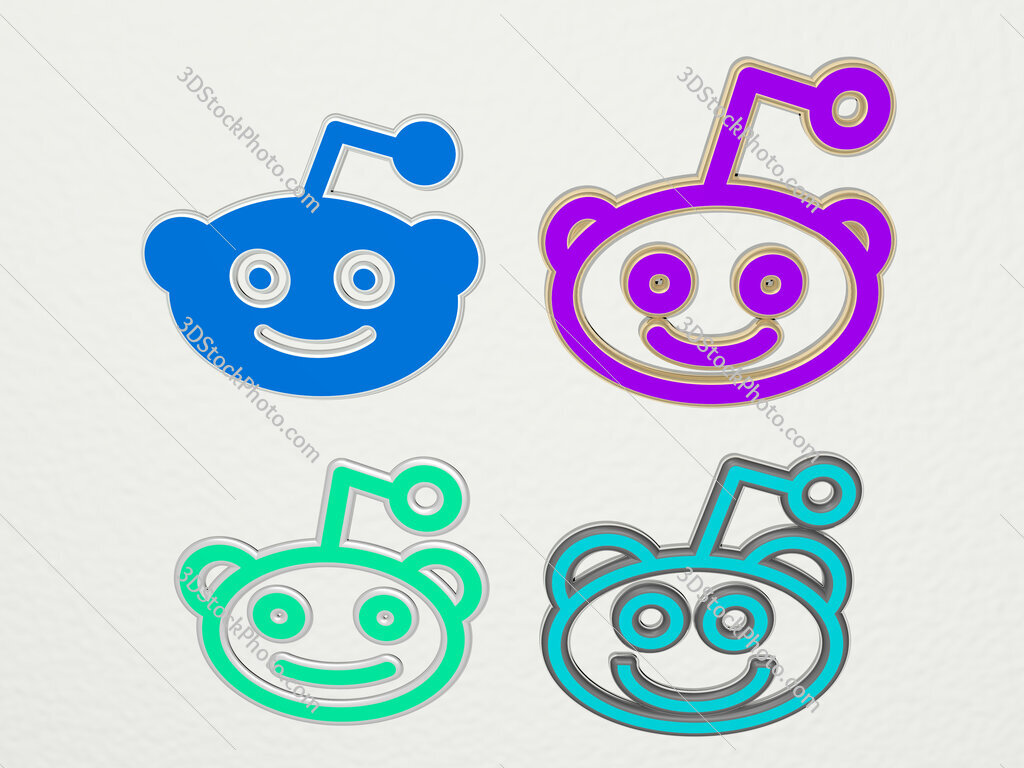 reddit 4 icons set
