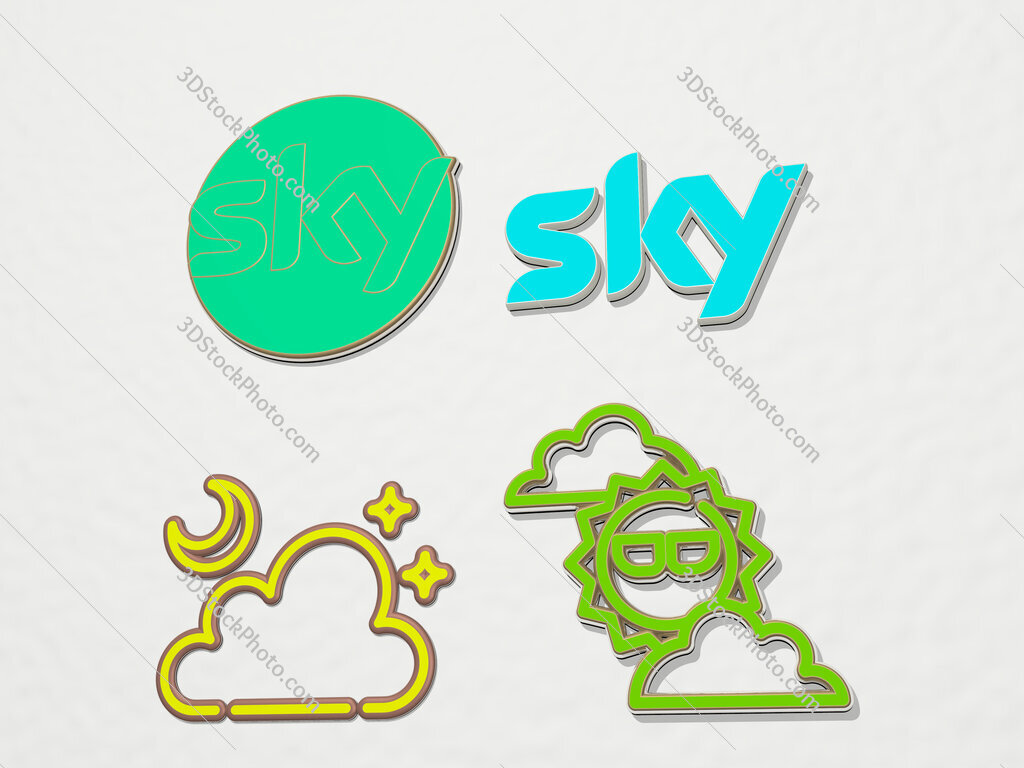 sky 4 icons set