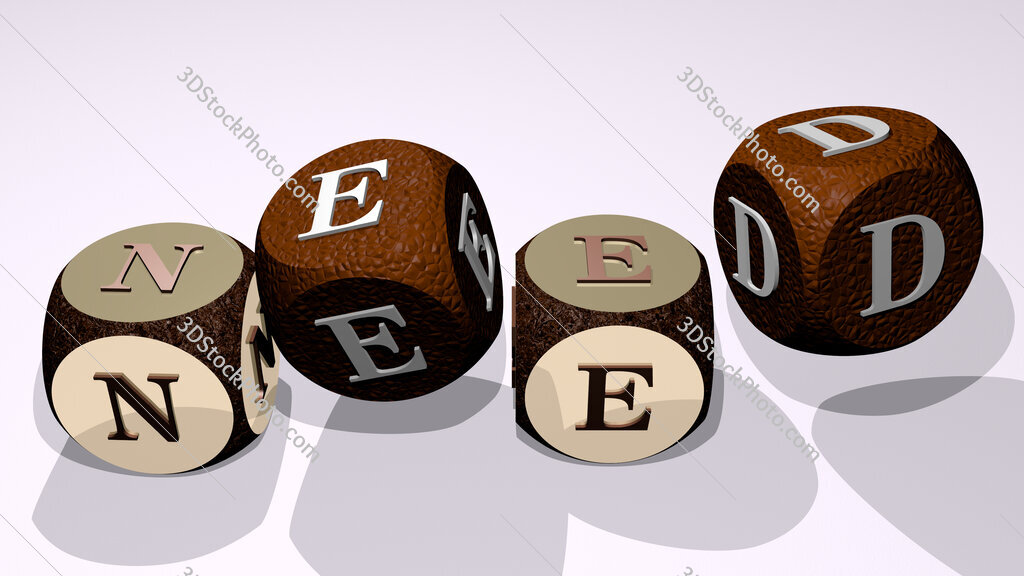 need text by dancing dice letters