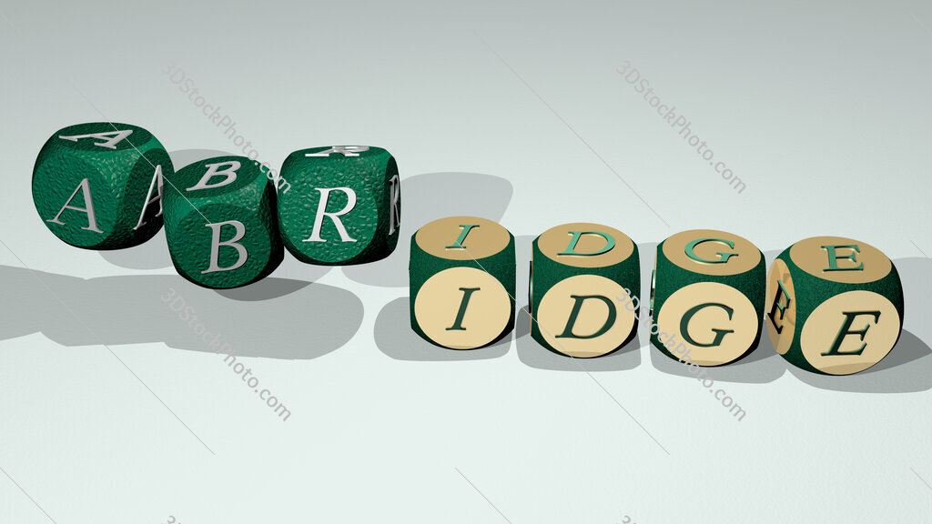 abridge text by dancing dice letters