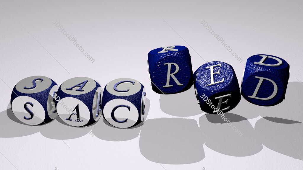 sacred text by dancing dice letters