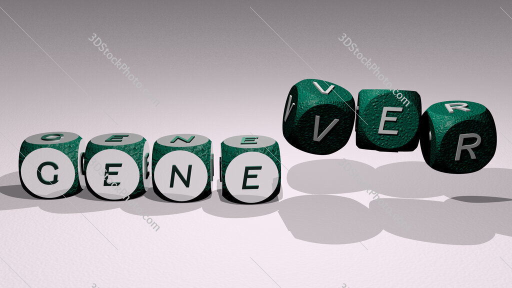 genever text by dancing dice letters