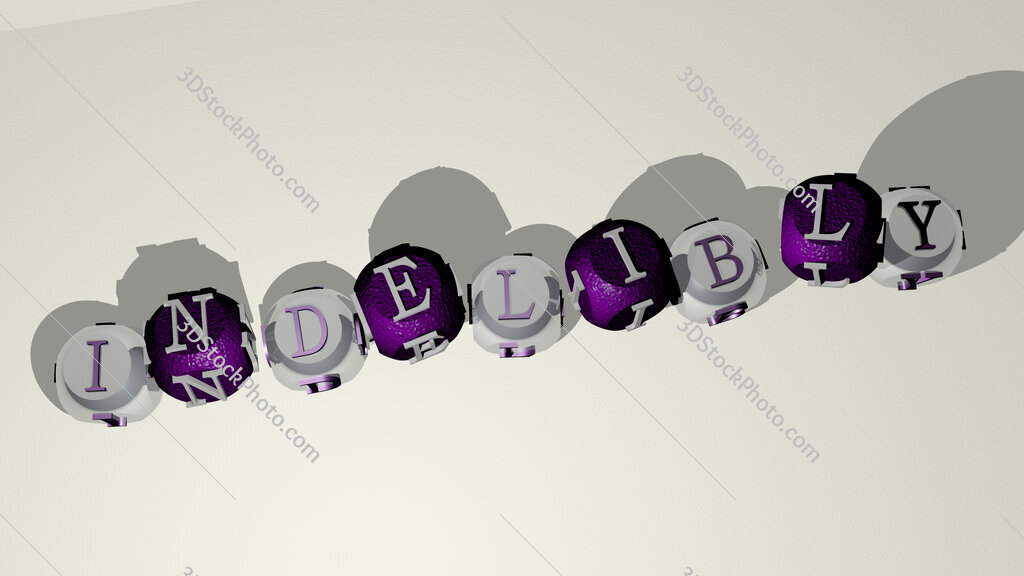 indelibly dancing cubic letters