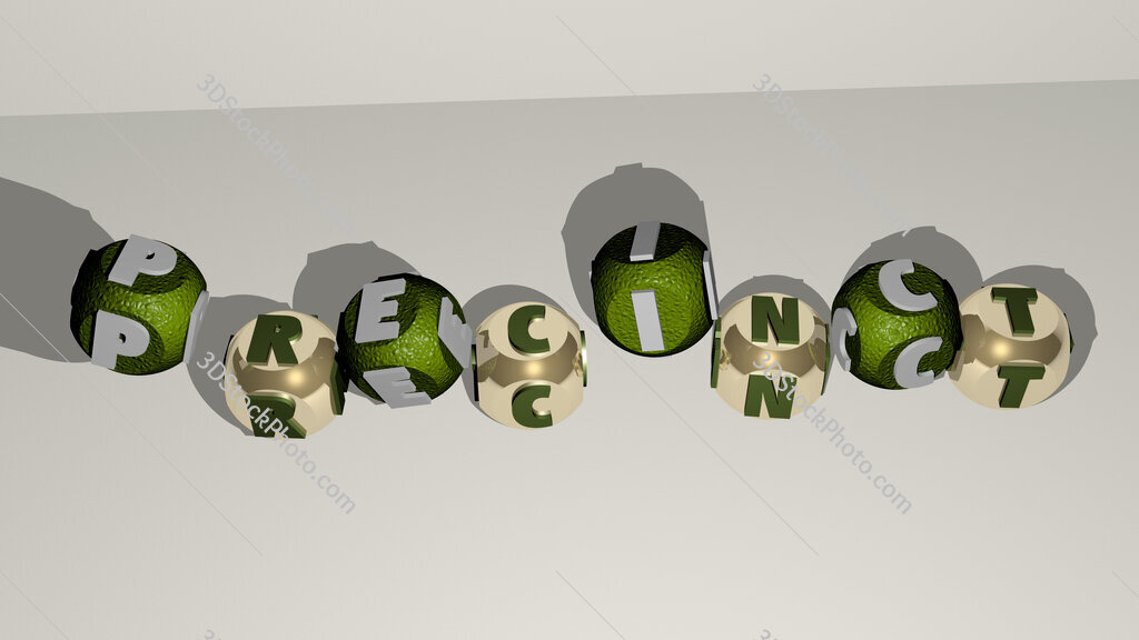 precinct dancing cubic letters