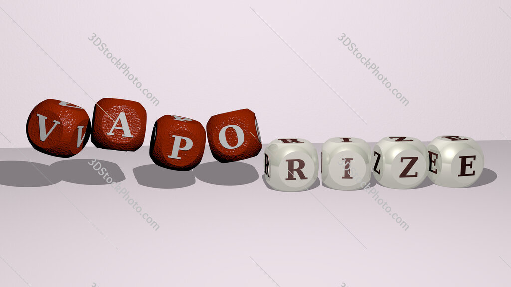 vaporize dancing cubic letters