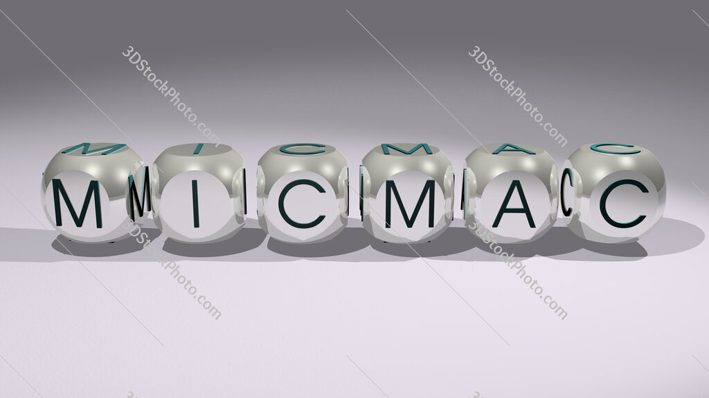 Micmac text of cubic individual letters