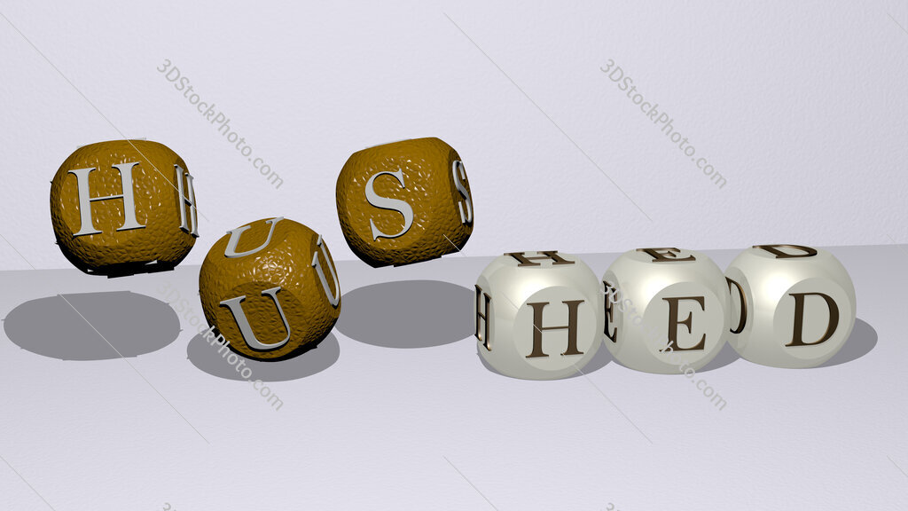 hushed dancing cubic letters