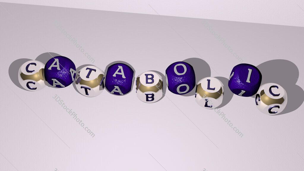 catabolic dancing cubic letters