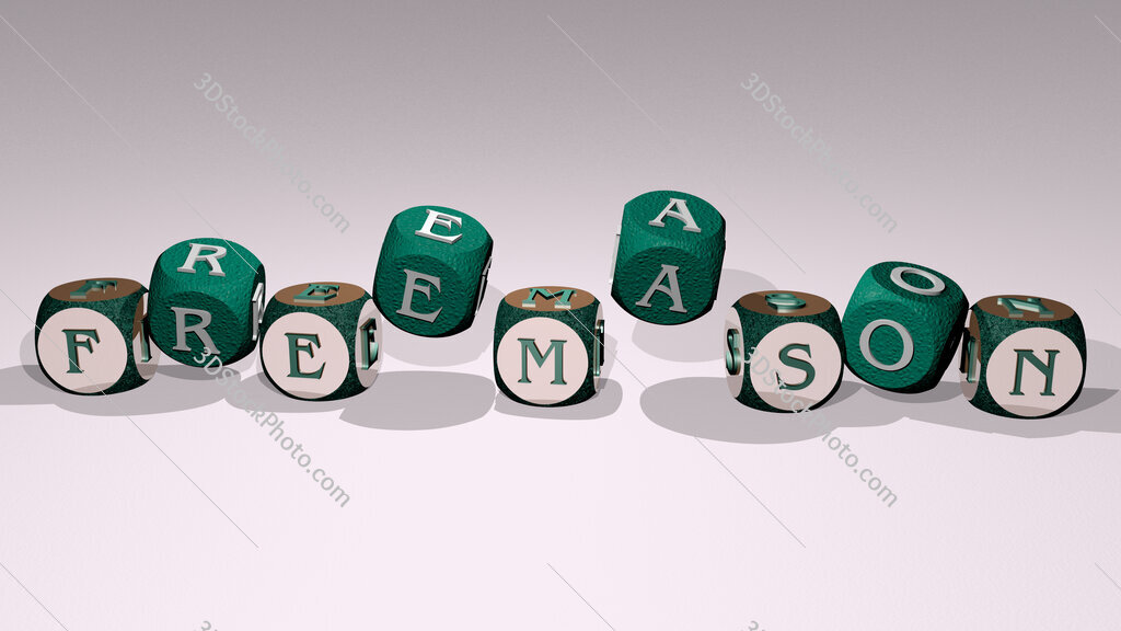 freemason text by dancing dice letters
