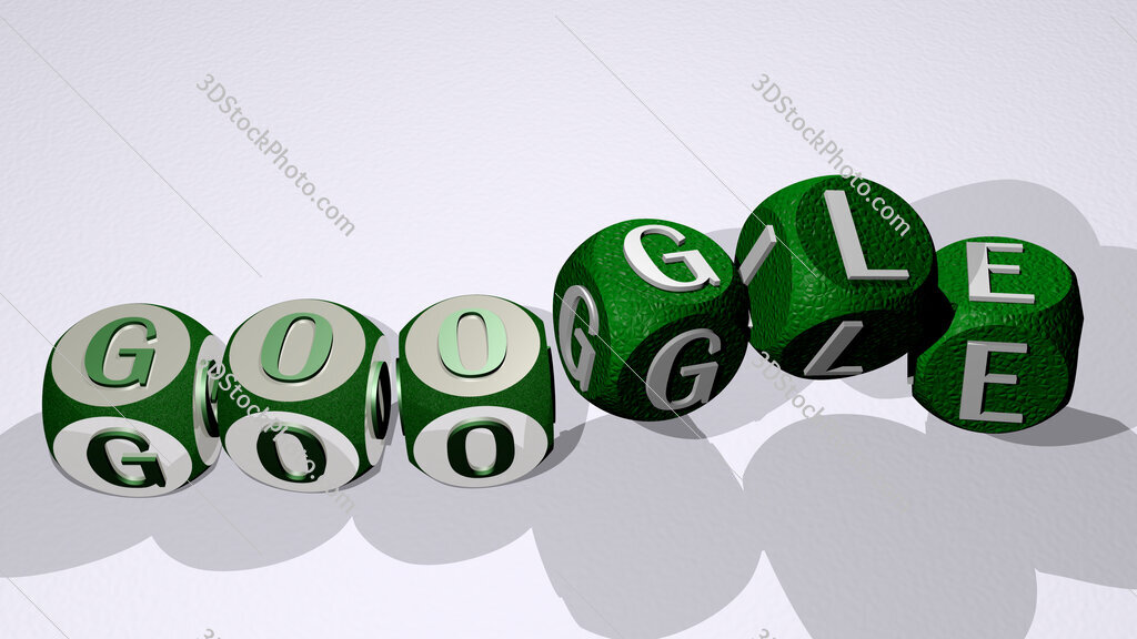 google text by dancing dice letters