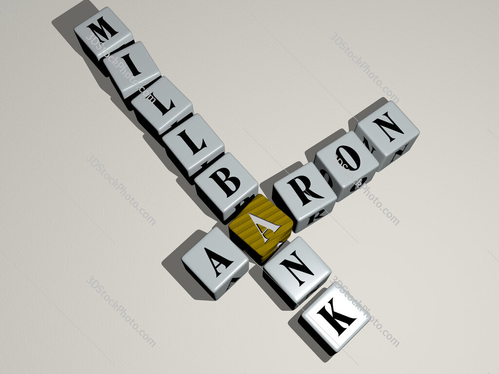 Aaron Millbank crossword by cubic dice letters