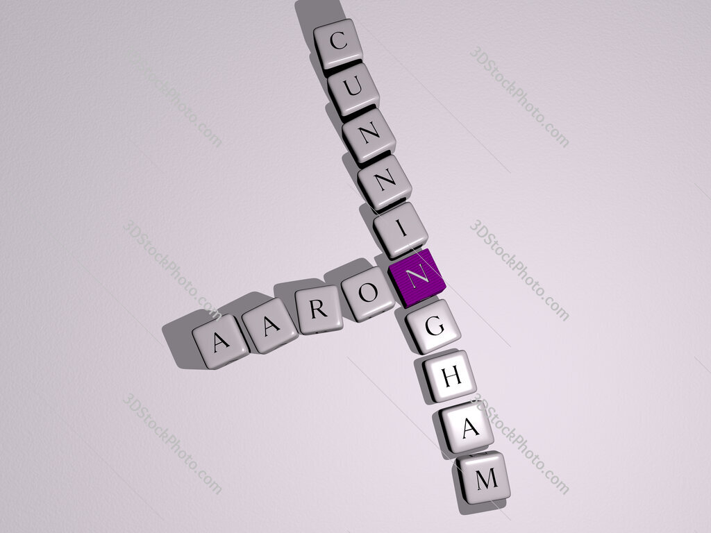Aaron Cunningham crossword by cubic dice letters