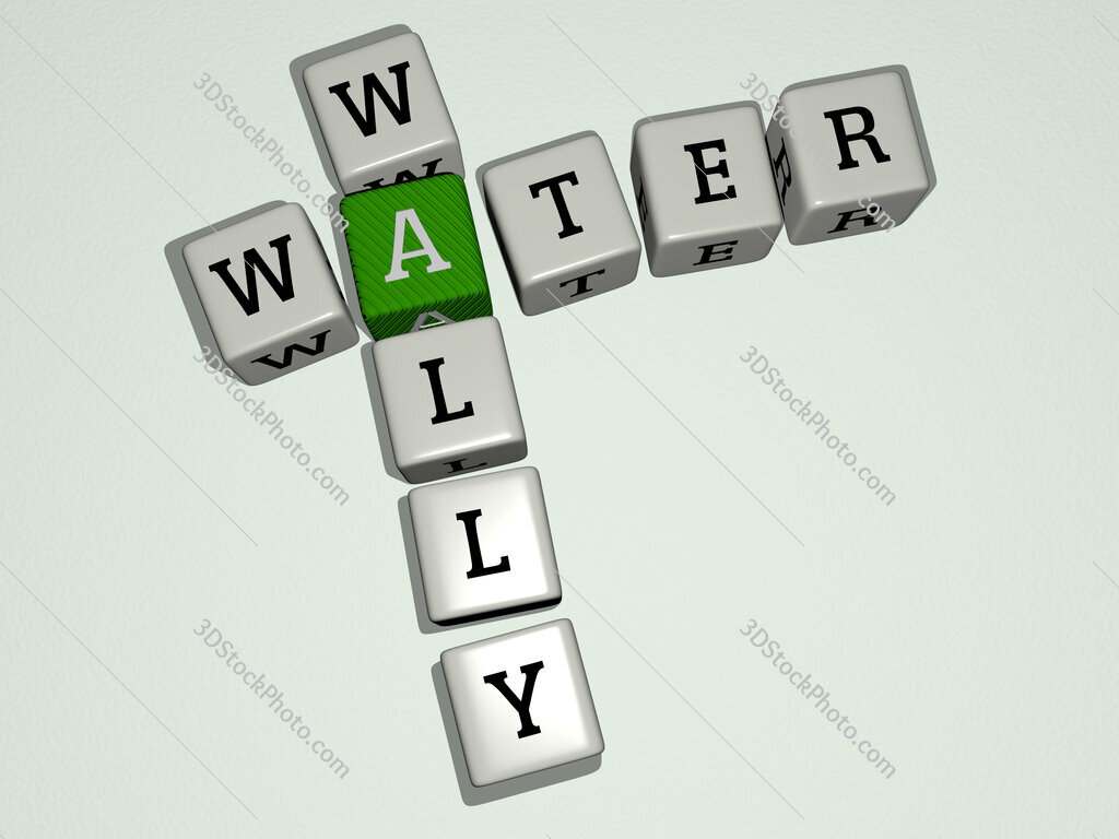 Water Wally crossword by cubic dice letters