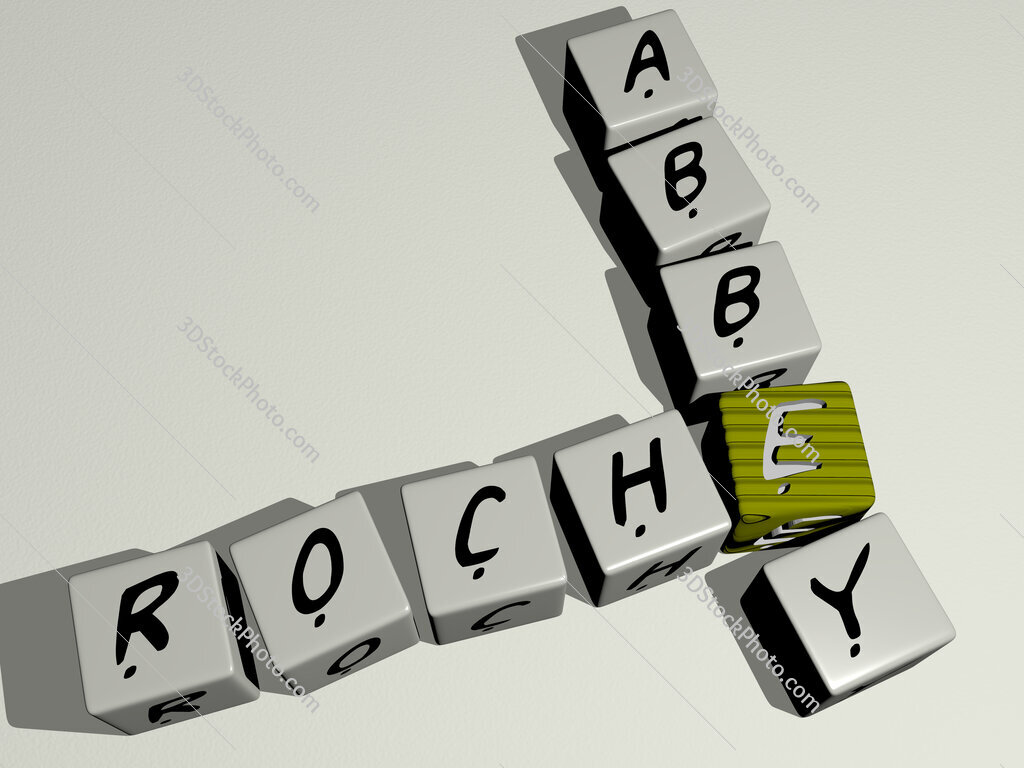 Roche Abbey crossword by cubic dice letters