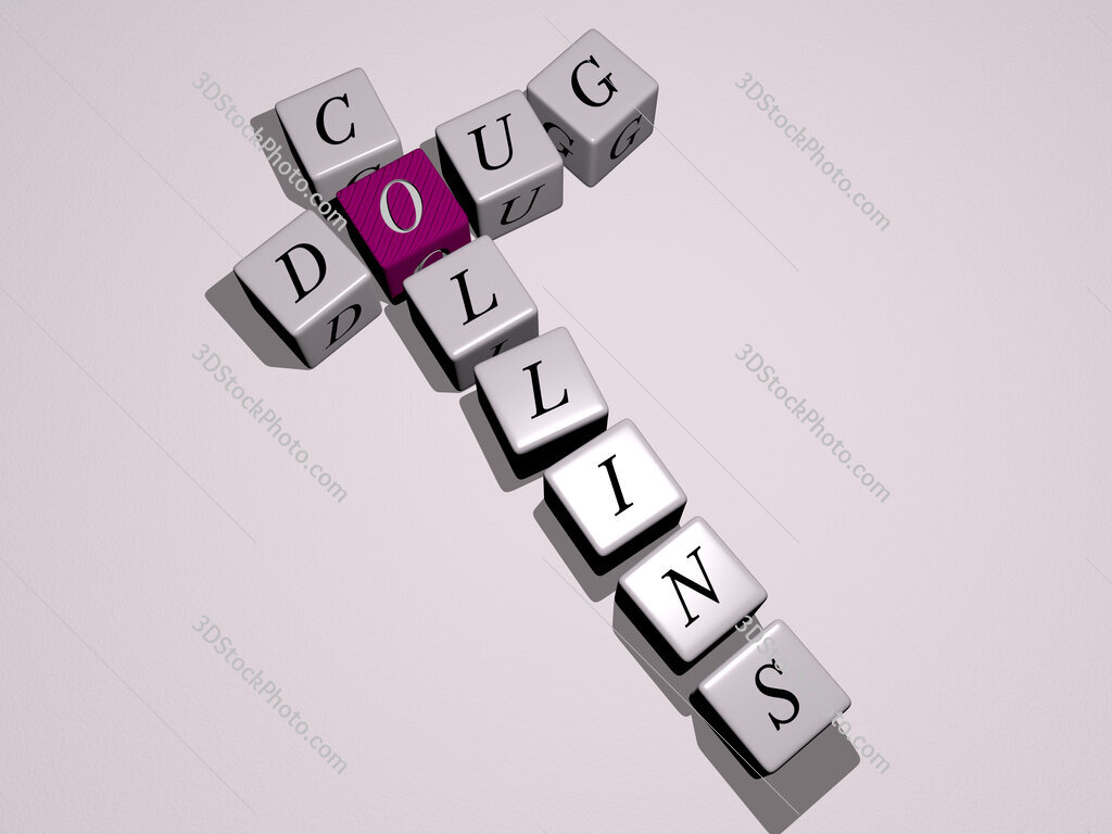 Doug Collins crossword by cubic dice letters