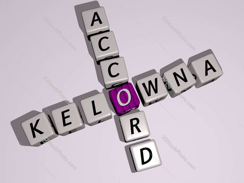 Kelowna Accord crossword by cubic dice letters