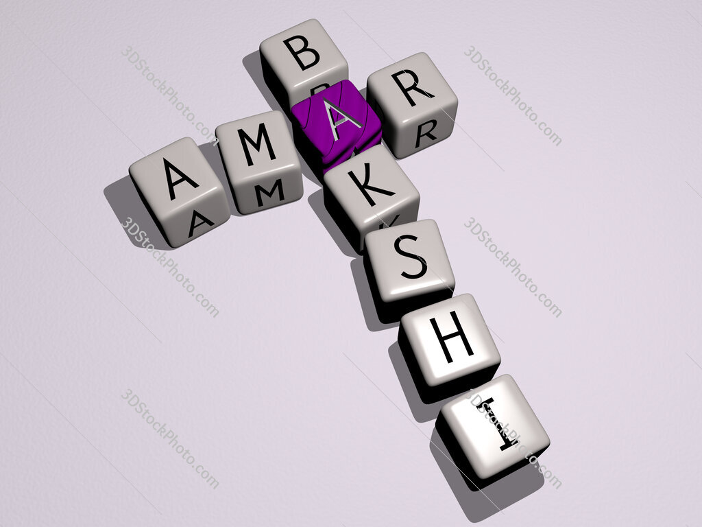 Amar Bakshi crossword by cubic dice letters
