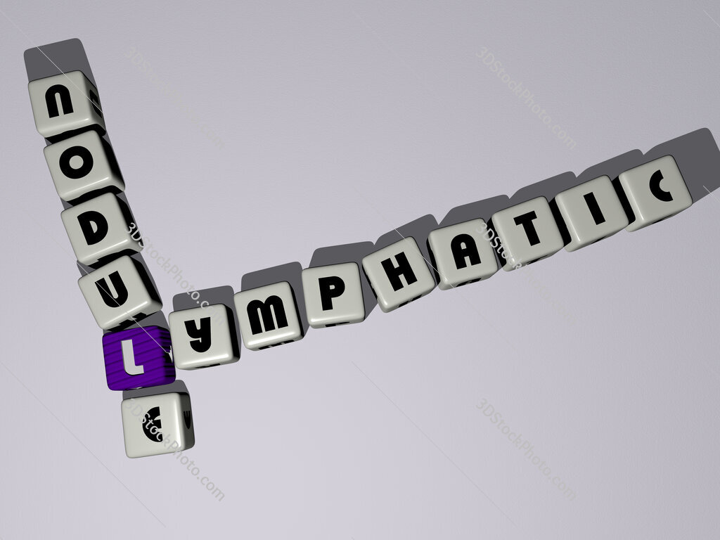 Lymphatic nodule crossword by cubic dice letters