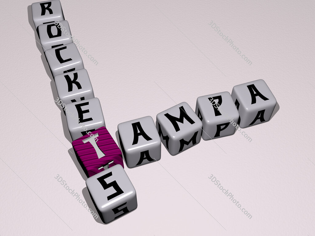 Tampa Rockets crossword by cubic dice letters