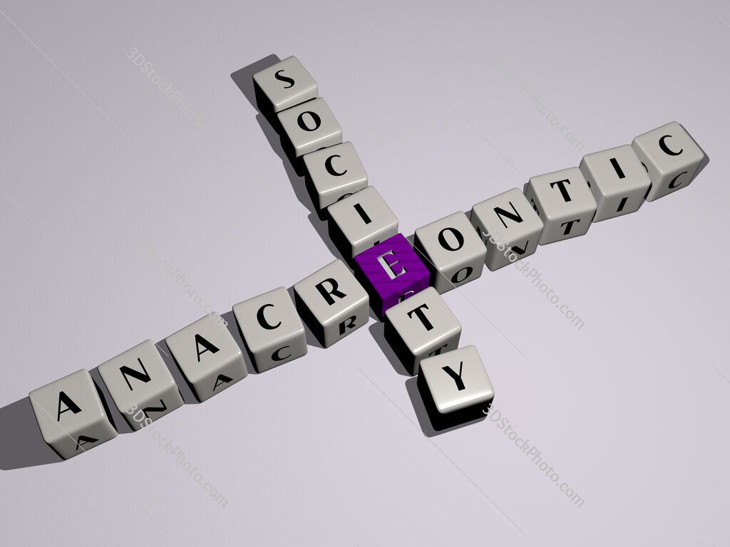 Anacreontic Society crossword by cubic dice letters