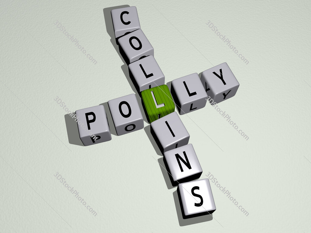 Polly Collins crossword by cubic dice letters