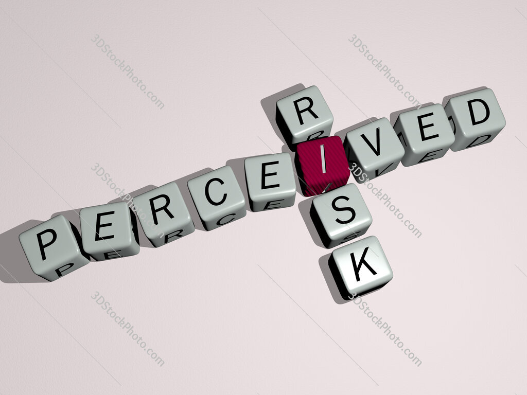 Perceived risk crossword by cubic dice letters
