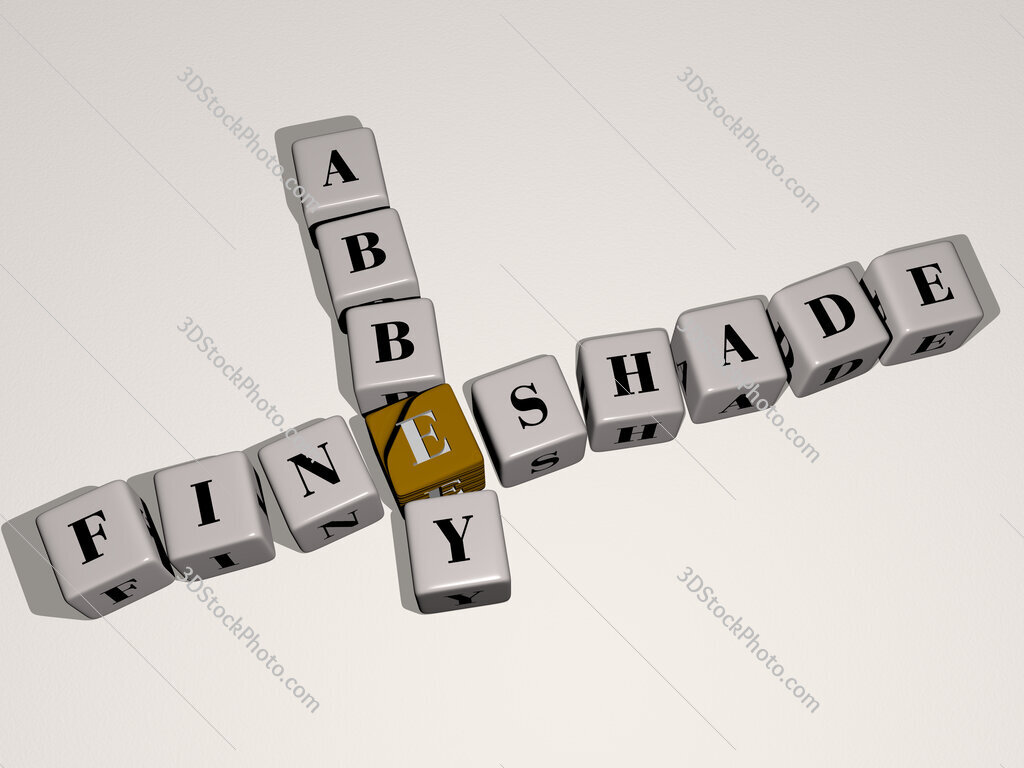 Fineshade Abbey crossword by cubic dice letters