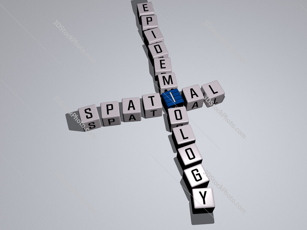 Spatial epidemiology crossword by cubic dice letters