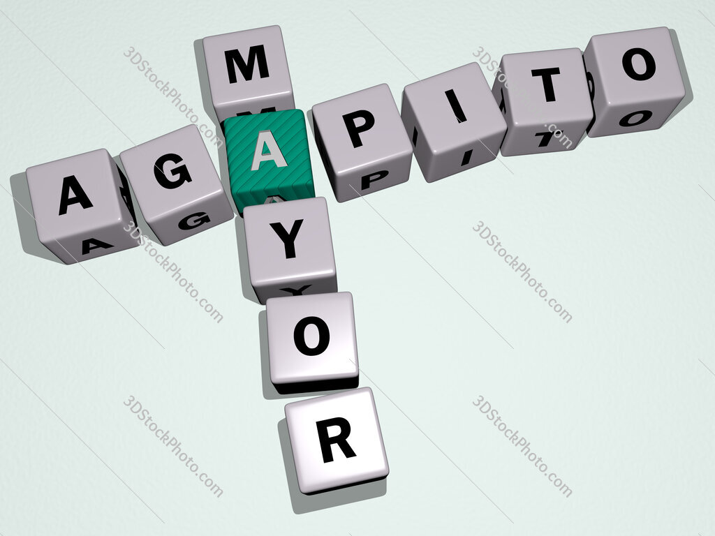 Agapito Mayor crossword by cubic dice letters