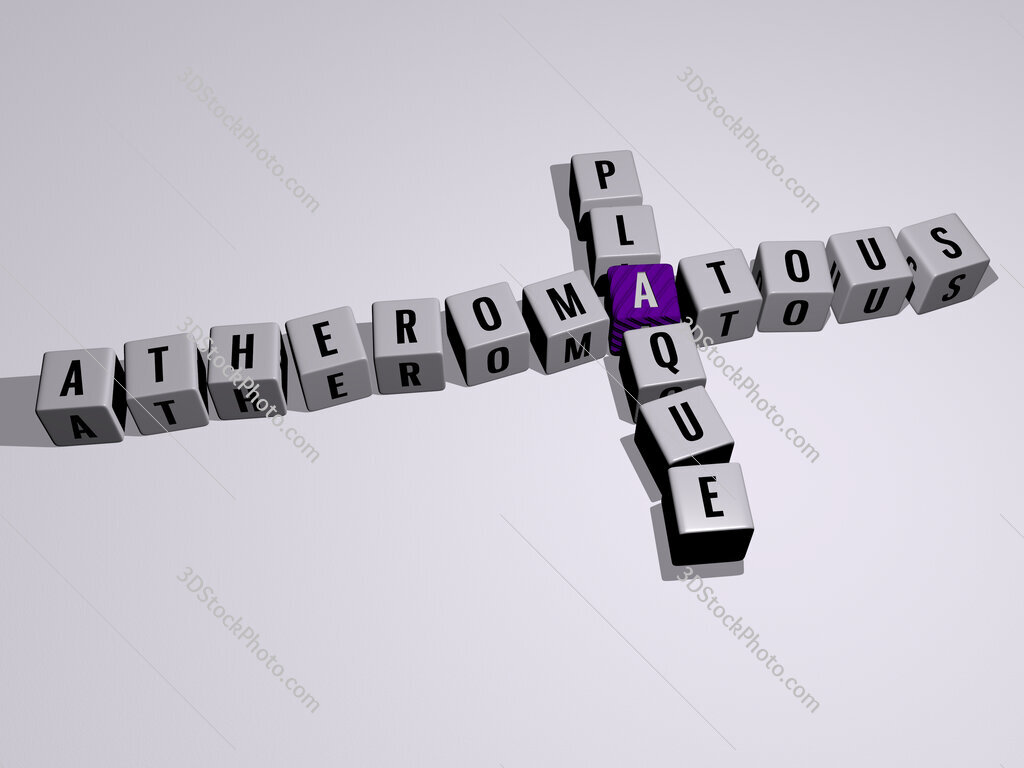 Atheromatous plaque crossword by cubic dice letters