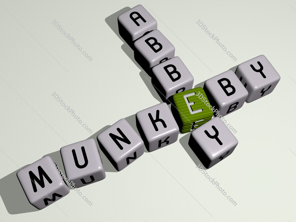 Munkeby Abbey crossword by cubic dice letters
