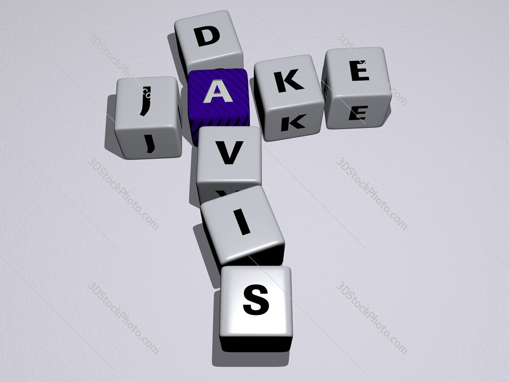 Jake Davis crossword by cubic dice letters