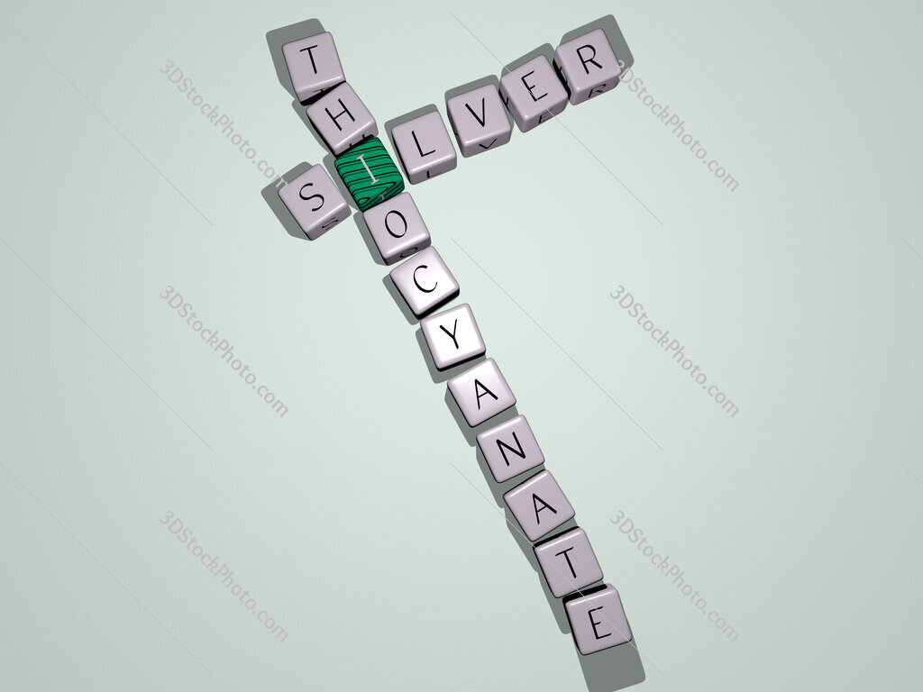 Silver thiocyanate crossword by cubic dice letters