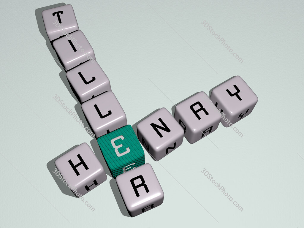 Henry Tiller crossword by cubic dice letters