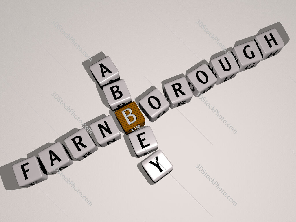 Farnborough Abbey crossword by cubic dice letters