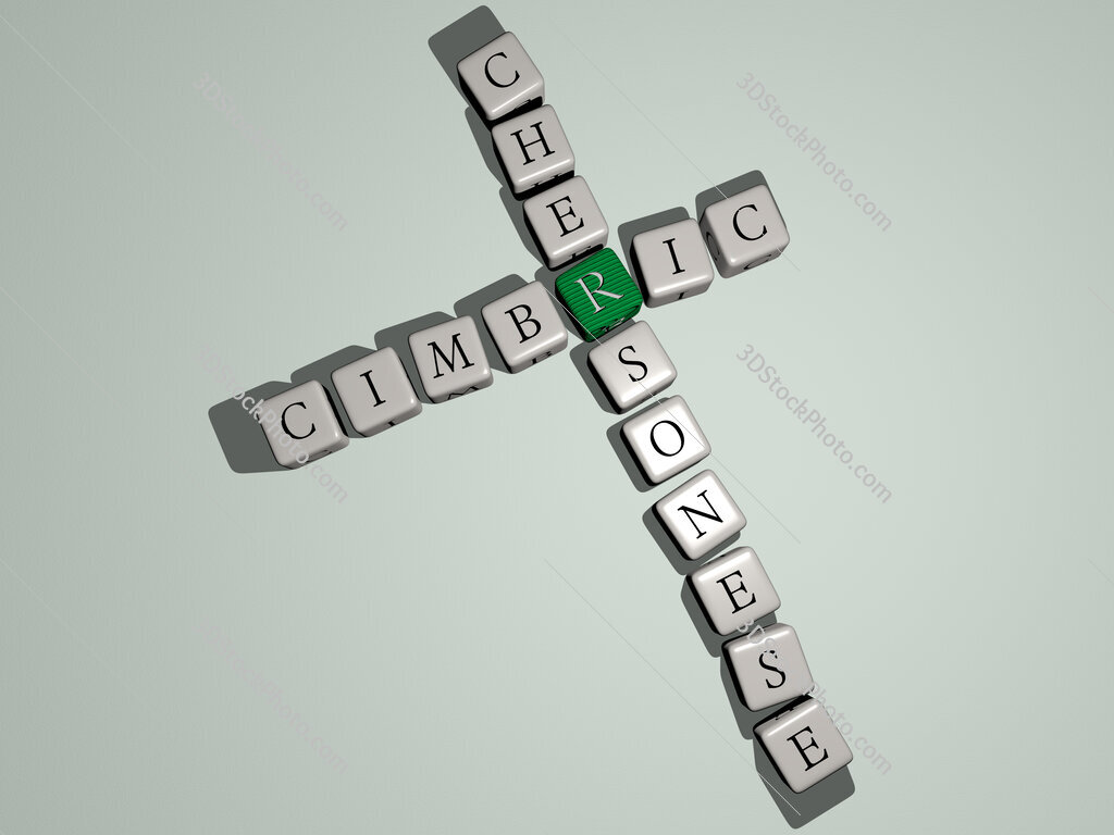 Cimbric Chersonese crossword by cubic dice letters