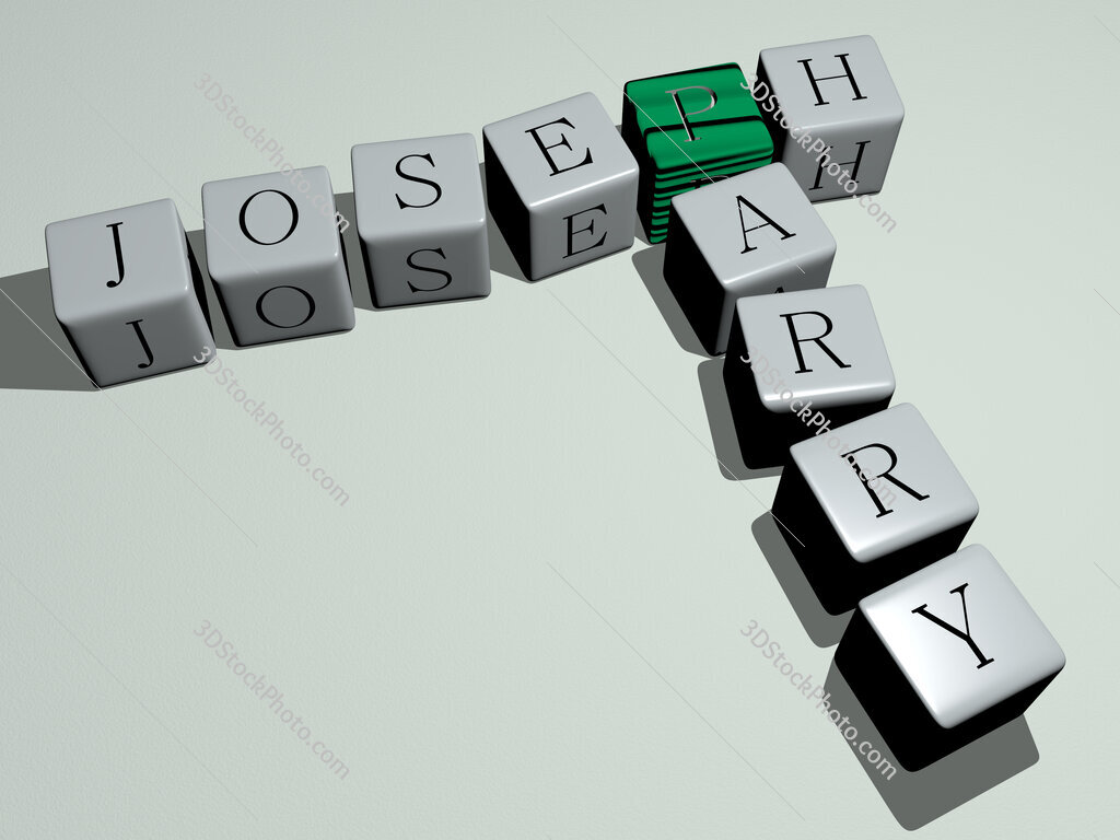 Joseph Parry crossword by cubic dice letters