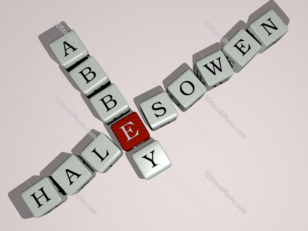 Halesowen Abbey crossword by cubic dice letters