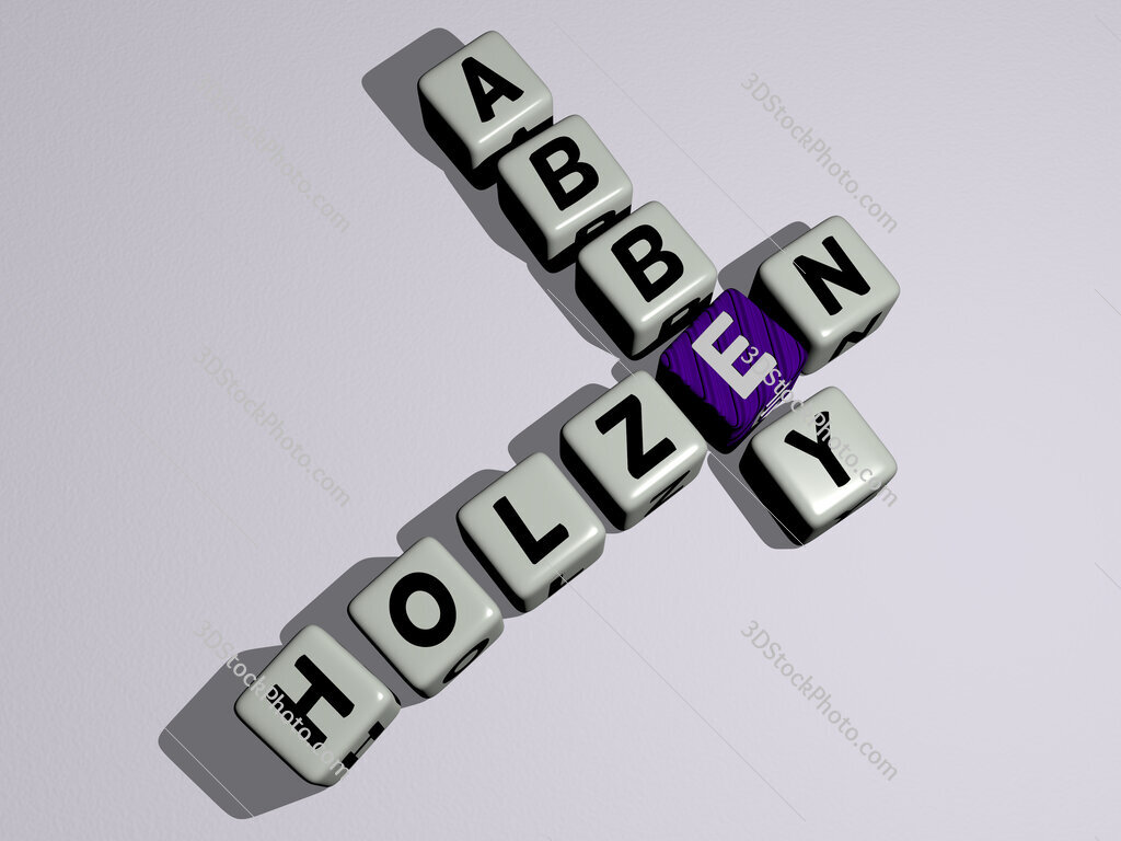 Holzen Abbey crossword by cubic dice letters