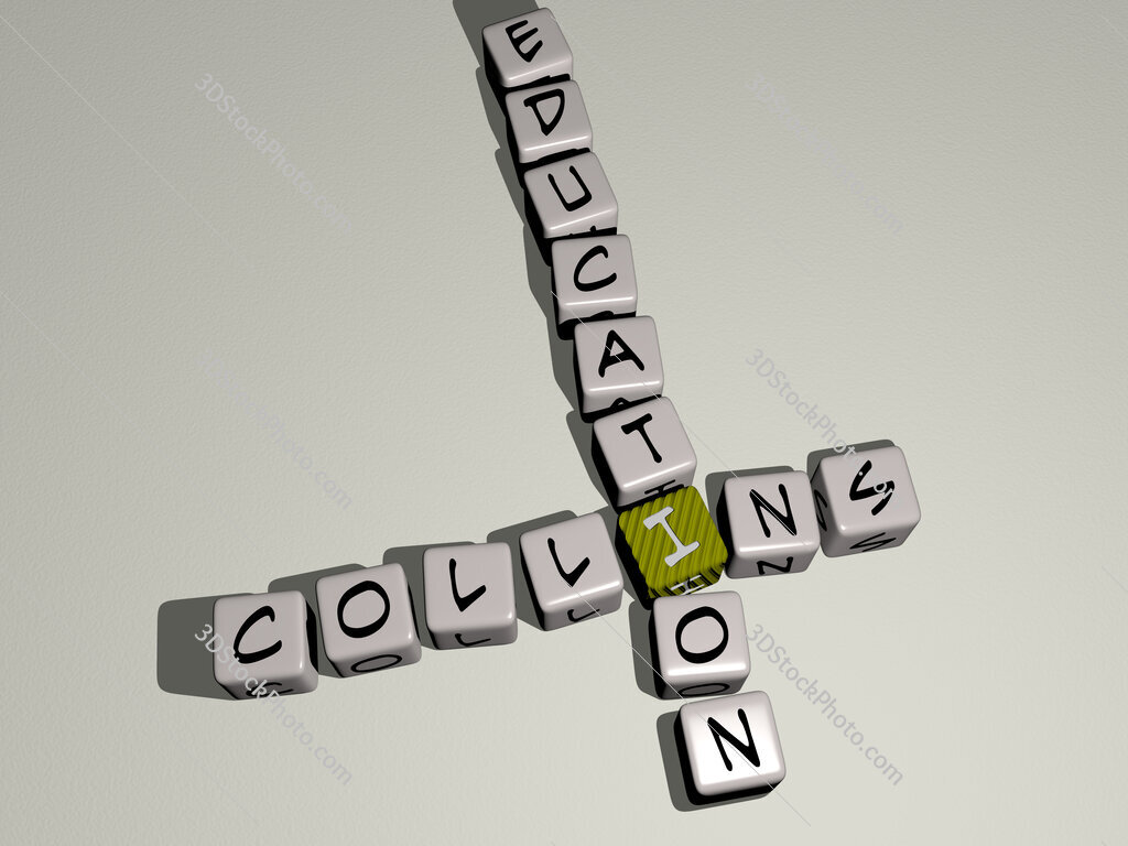 Collins Education crossword by cubic dice letters